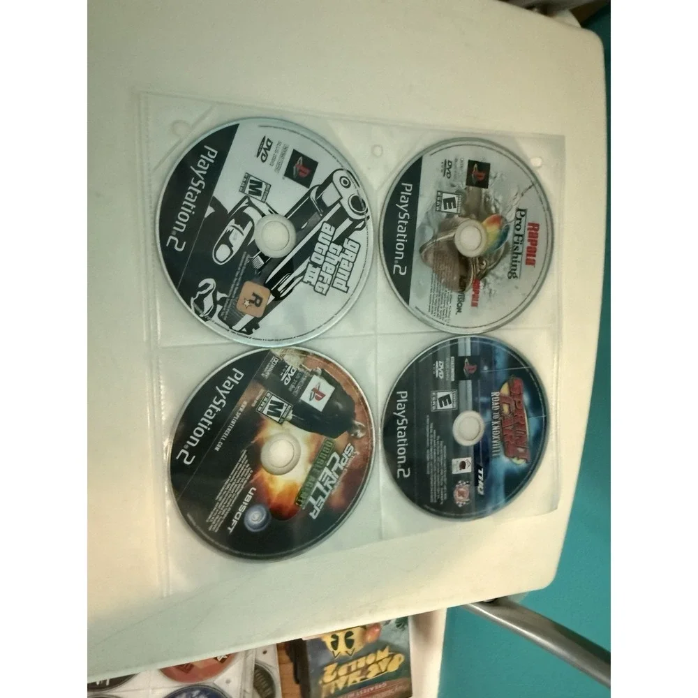 Lot of 4 PlayStation Games (PS2) Various Titles- Disc Only, Untested